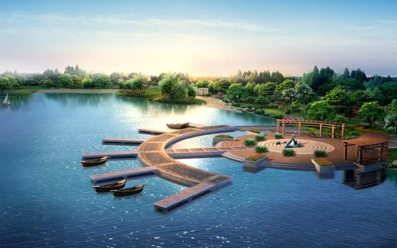 唐江鎮(zhèn)新建村河邊綠化工程